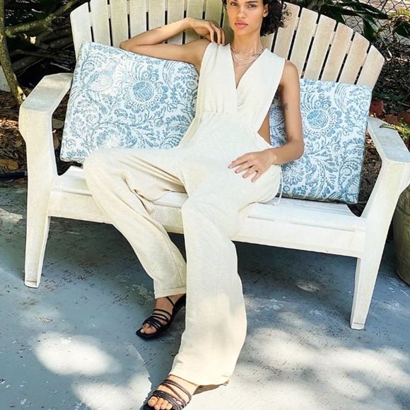 NWT Free People Let's Chill One Piece Jumpsuit - Picture 1 of 9